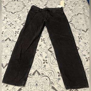 H&M Charcoal Relaxed Fit Jeans